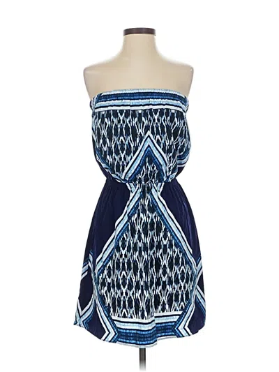 Pre-owned Express Casual Dress In Blue