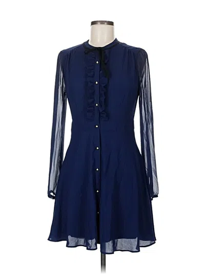 Pre-owned Express Casual Dress In Blue