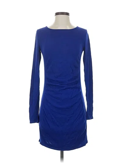 Pre-owned Express Casual Dress In Blue