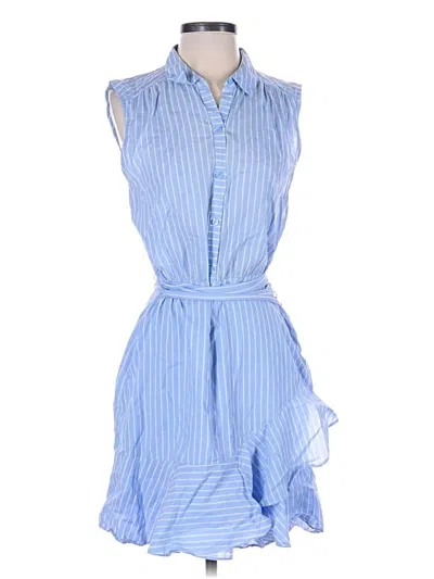 Pre-owned Express Casual Dress In Blue