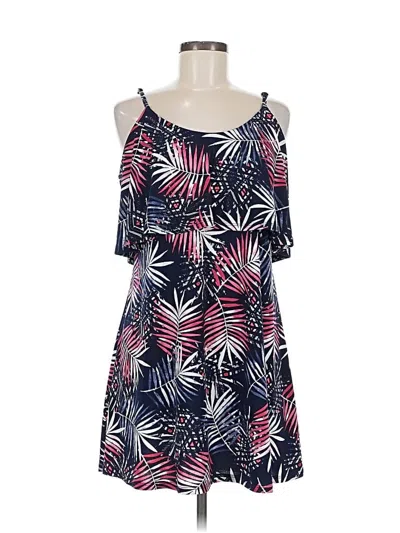 Pre-owned Express Casual Dress In Blue