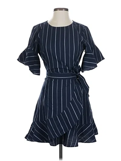 Pre-owned Express Casual Dress In Blue
