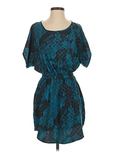 Pre-owned Express Casual Dress In Blue