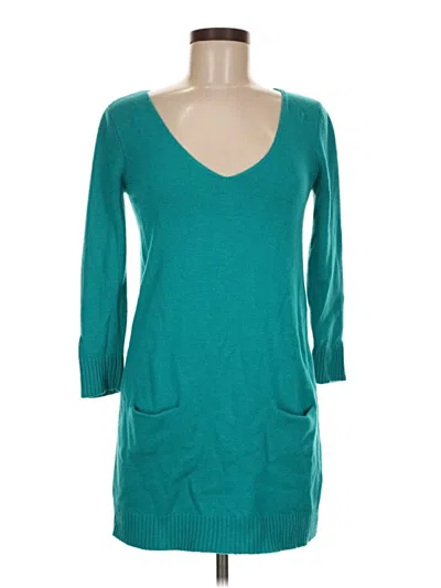 Pre-owned Express Casual Dress In Blue
