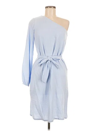 Pre-owned Express Casual Dress In Blue