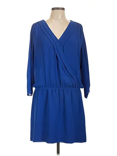 Pre-owned Express Casual Dress In Blue
