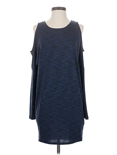 Pre-owned Express Casual Dress In Blue