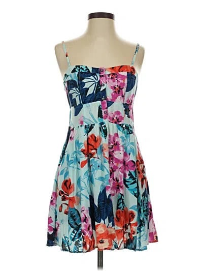 Pre-owned Express Casual Dress In Blue