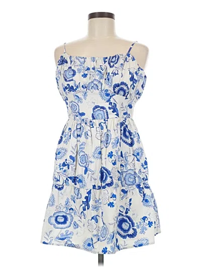 Pre-owned Express Casual Dress In Blue