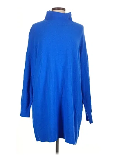 Pre-owned Express Casual Dress In Blue