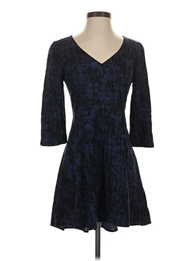 Pre-owned Express Casual Dress In Blue
