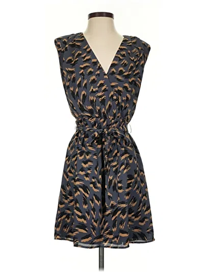 Pre-owned Express Casual Dress In Blue
