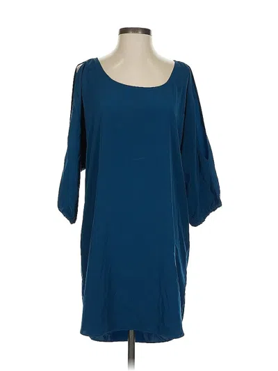 Pre-owned Express Casual Dress In Blue