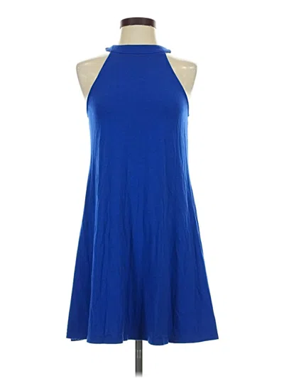 Pre-owned Express Casual Dress In Blue