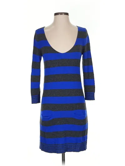 Pre-owned Express Casual Dress In Blue
