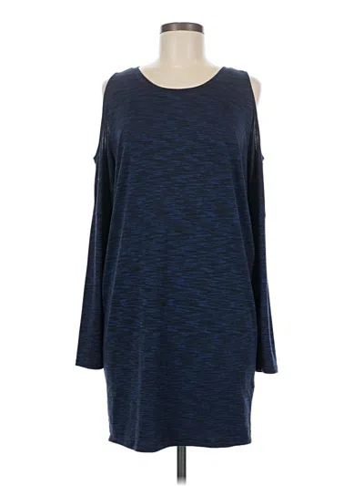 Pre-owned Express Casual Dress In Blue