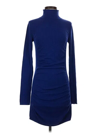 Pre-owned Express Casual Dress In Blue