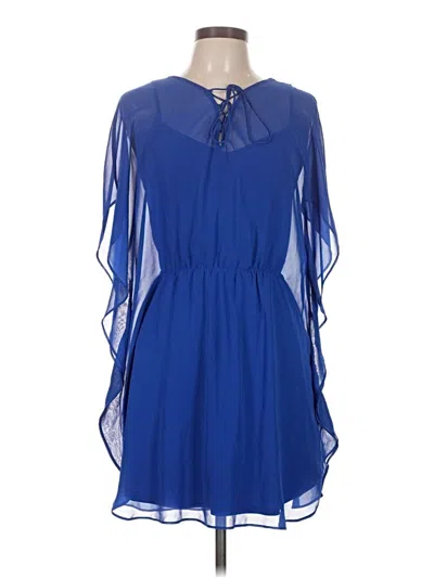Pre-owned Express Casual Dress In Blue
