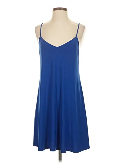 Pre-owned Express Casual Dress In Blue