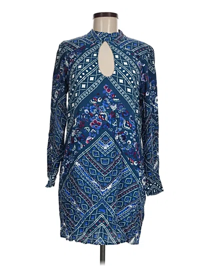 Pre-owned Express Casual Dress In Blue