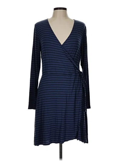 Pre-owned Express Casual Dress In Blue
