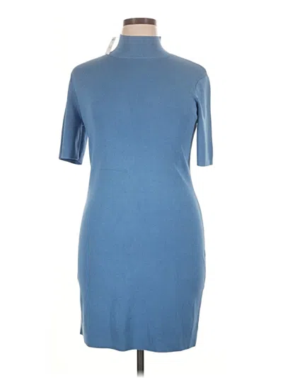 Pre-owned Express Casual Dress In Blue