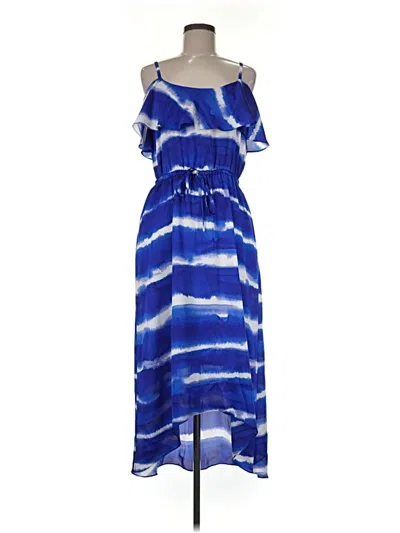 Pre-owned Express Casual Dress In Blue