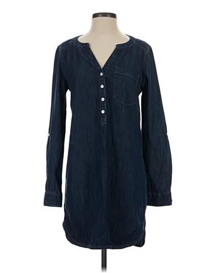 Pre-owned Express Casual Dress In Blue