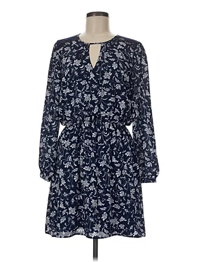 Pre-owned Express Casual Dress In Blue