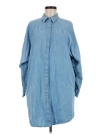 Pre-owned Express Casual Dress In Blue