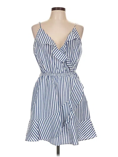 Pre-owned Express Casual Dress In Blue