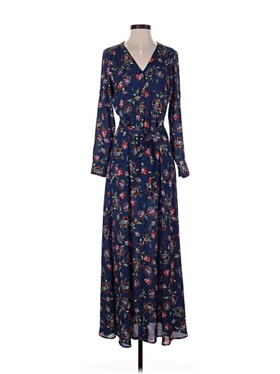 Pre-owned Express Casual Dress In Blue