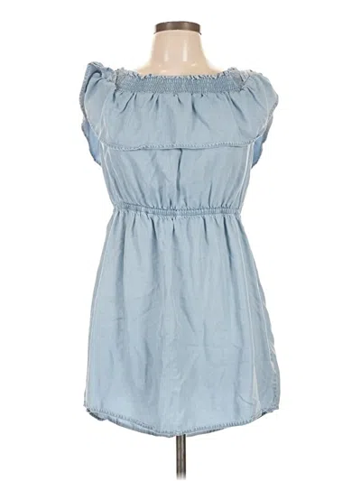 Pre-owned Express Casual Dress In Blue