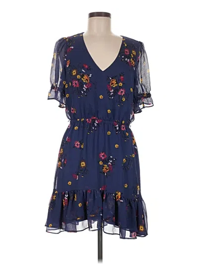 Pre-owned Express Casual Dress In Blue