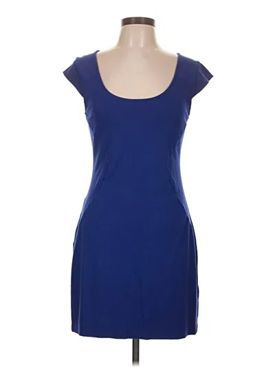 Pre-owned Express Casual Dress In Blue