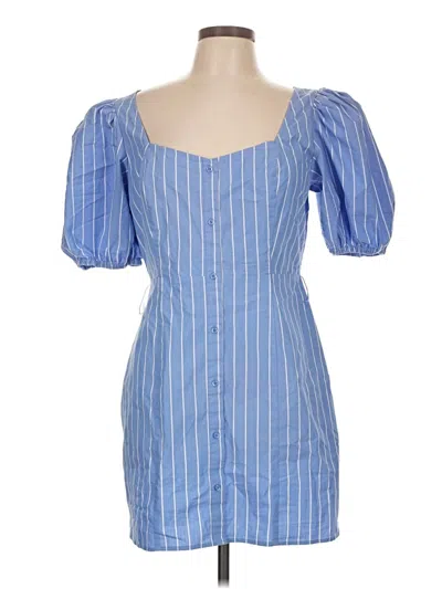 Pre-owned Express Casual Dress In Blue
