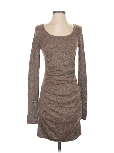 Pre-owned Express Casual Dress In Brown