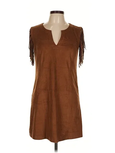 Pre-owned Express Casual Dress In Brown