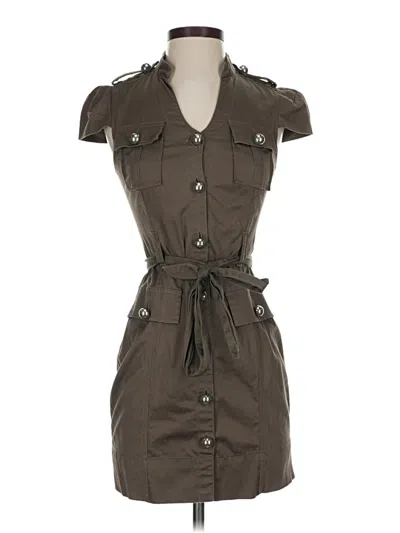 Pre-owned Express Casual Dress In Brown