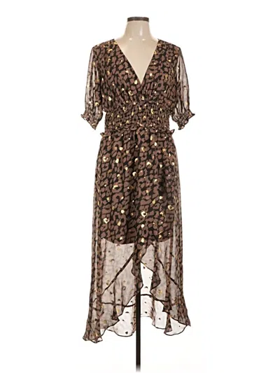 Pre-owned Express Casual Dress In Brown