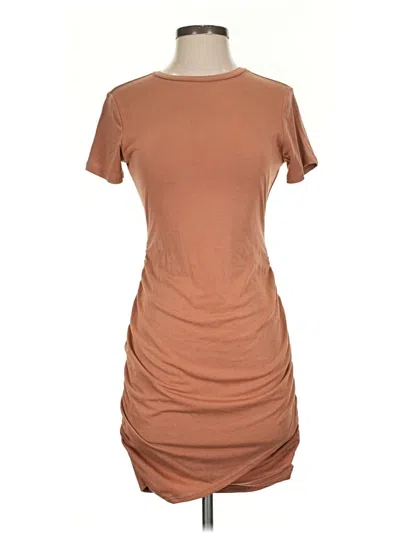 Pre-owned Express Casual Dress In Brown