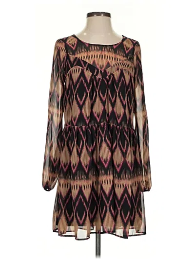 Pre-owned Express Casual Dress In Brown