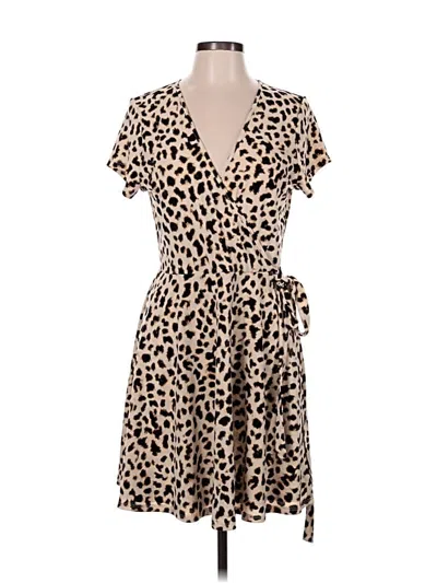 Pre-owned Express Casual Dress In Brown