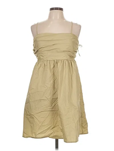 Pre-owned Express Casual Dress In Brown