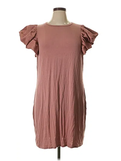 Pre-owned Express Casual Dress In Brown