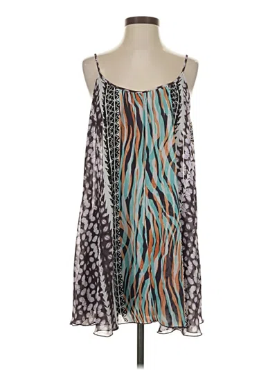 Pre-owned Express Casual Dress In Brown