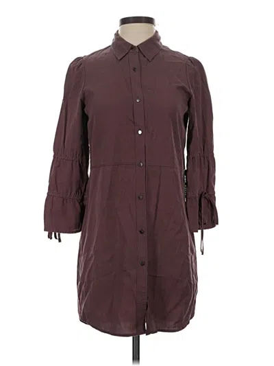 Pre-owned Express Casual Dress In Brown