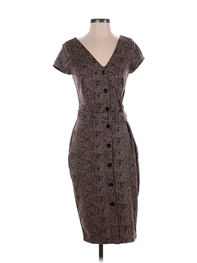 Pre-owned Express Casual Dress In Brown