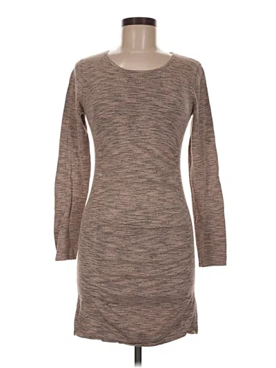 Pre-owned Express Casual Dress In Brown