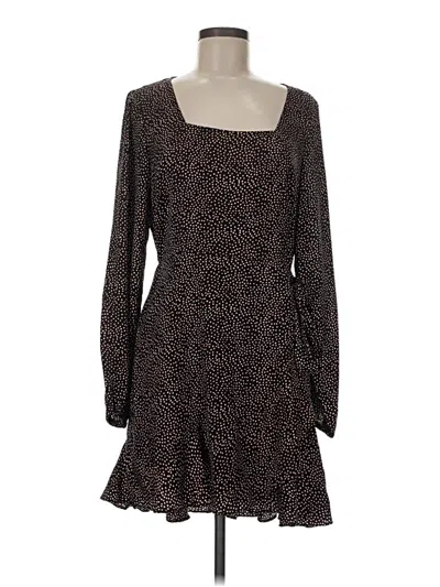 Pre-owned Express Casual Dress In Brown